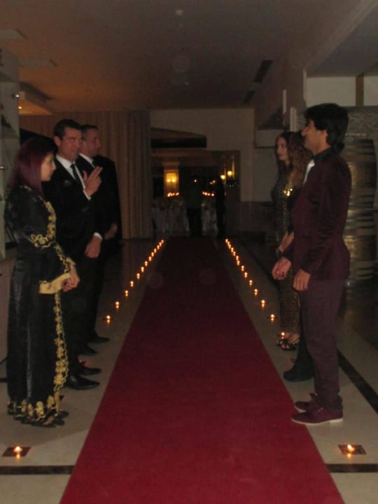 Eingang zum Galaabend Diamond Excellence Resort & Spa