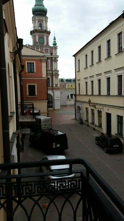 Widok na rynek Hotel Zamojski & SPA