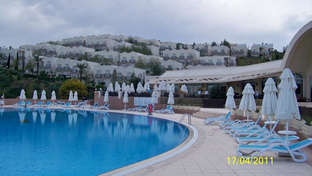 Terrasse, piscine et bungalows Yasmin Resort Bodrum