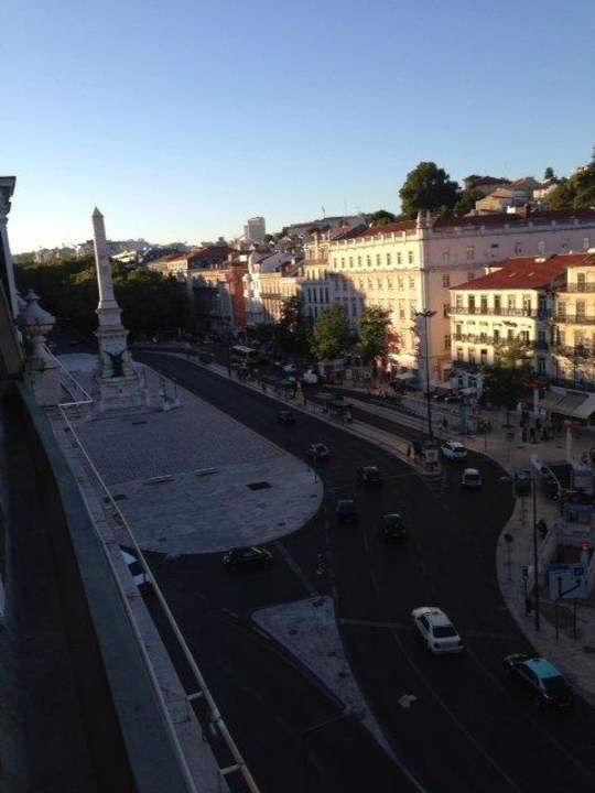 Blick vom Zimmer 610 zum Restauradores Hotel Avenida Palace