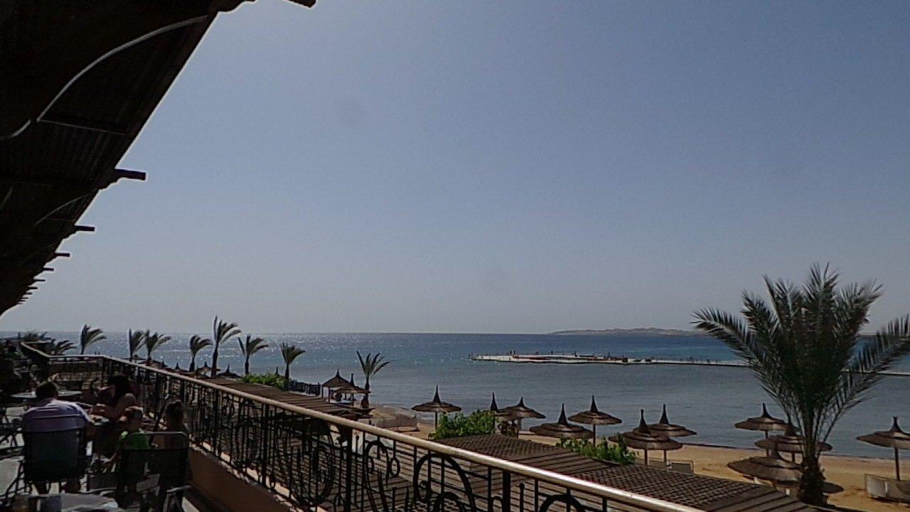 Blick von der Terrasse Beach Albatros Resort