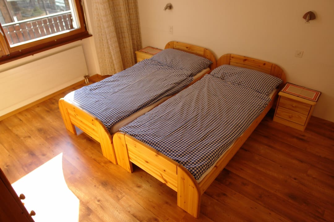 Sleeping room2 2.5 room apartment  Myzermatt holiday apartments Monazit