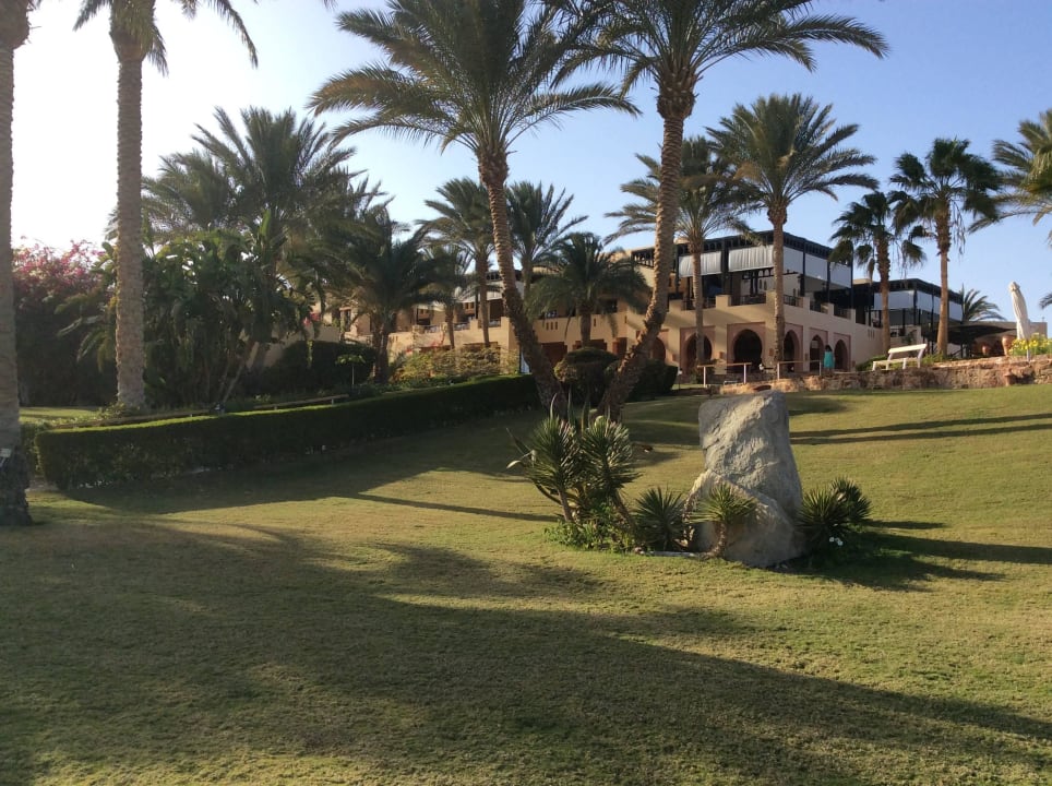 Blick vom Strand zum Restaurant  Steigenberger Coraya Beach - Adults only