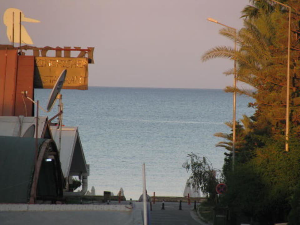 Blick von der Terrasse Sun Club Hotel