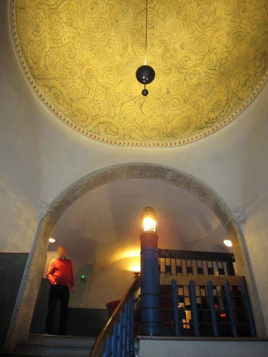 Staircase in the Art Nouveau building Glo Hotel Art