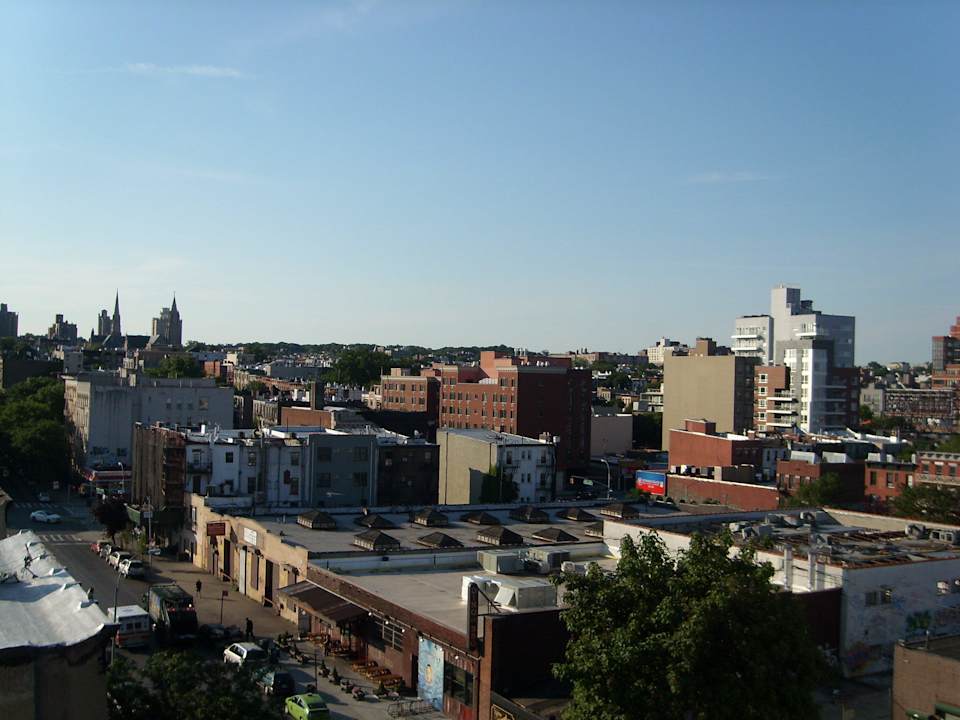 Blick aus dem Zimmerfenster 8. OG Holiday Inn Express Brooklyn