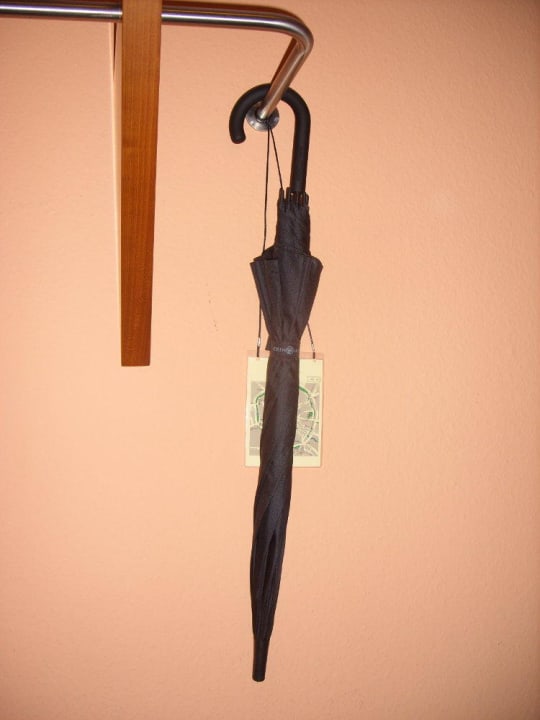 Für Regen: Schirm und laminierter Stadtplan!  Hotel Pilgrimhaus