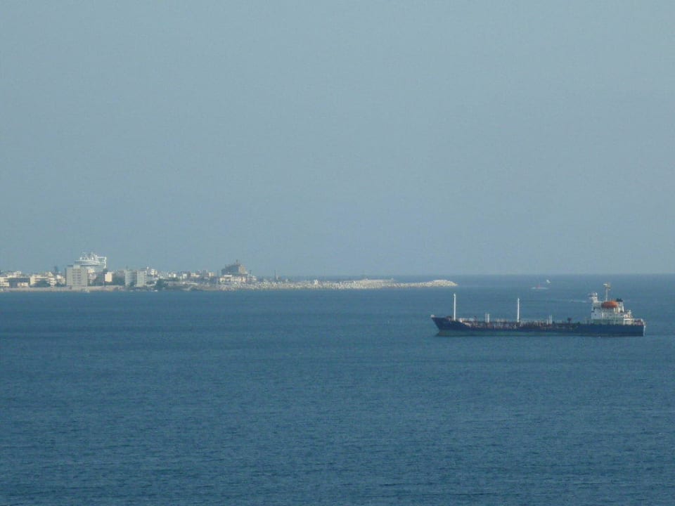 Blick Richtung Rhodos Stadt Hotel Kalithea Horizon Royal