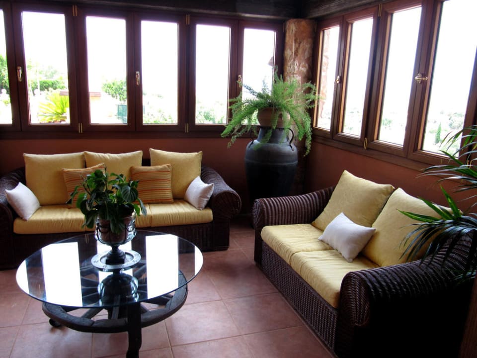 Verglaste Aussenterrasse Finca S'Aranjassa