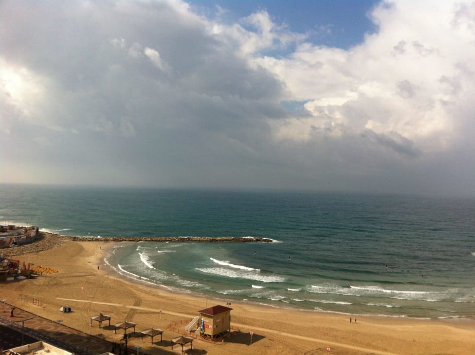View from the balcony on 11th floor Royal Beach Hotel Tel Aviv by Isrotel
