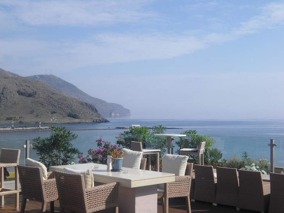 Ausblick auf die Kapelle Hotel Corissia Princess