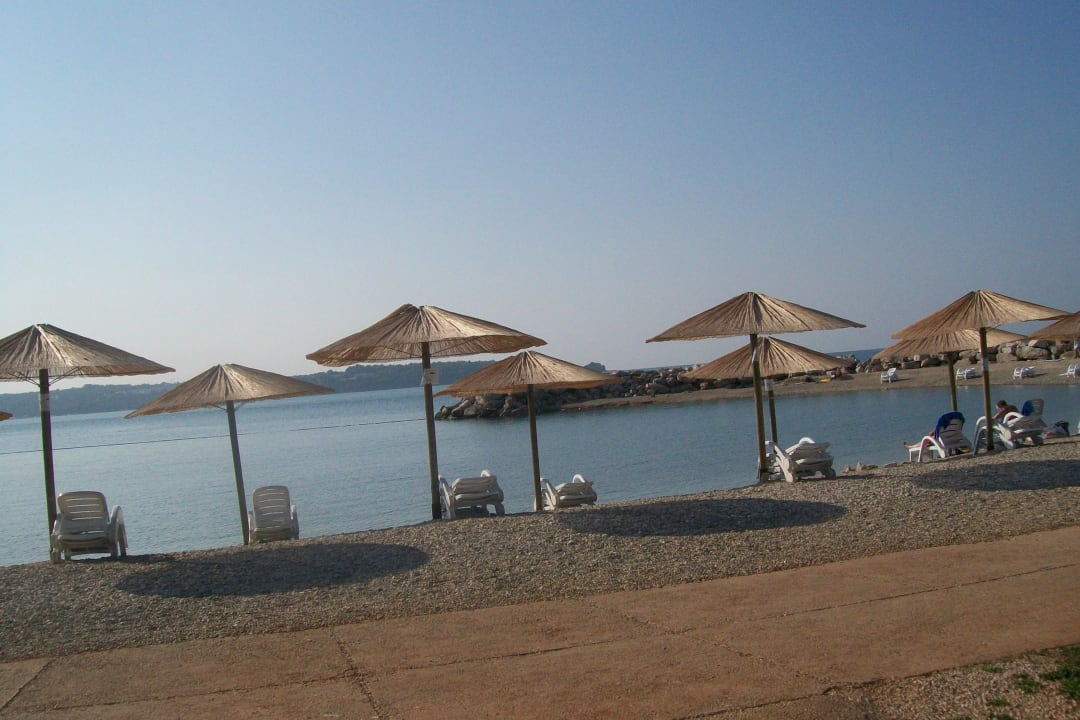 Kiesstrand direkt am Hotel Aminess Vival Maestral Hotel