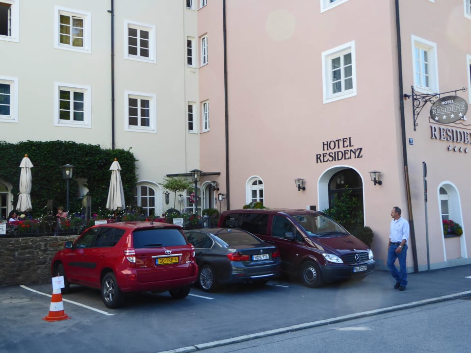 Wenige Parkplätze Hotel Residenz Passau