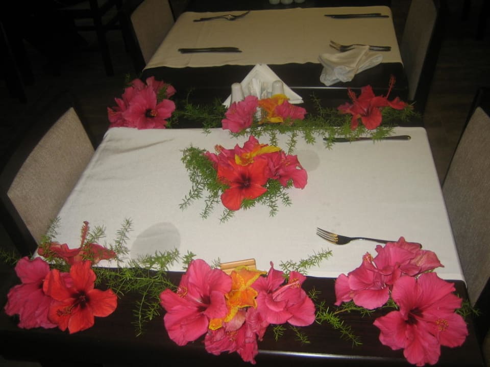 Abschiedstisch Hotel Defne Star