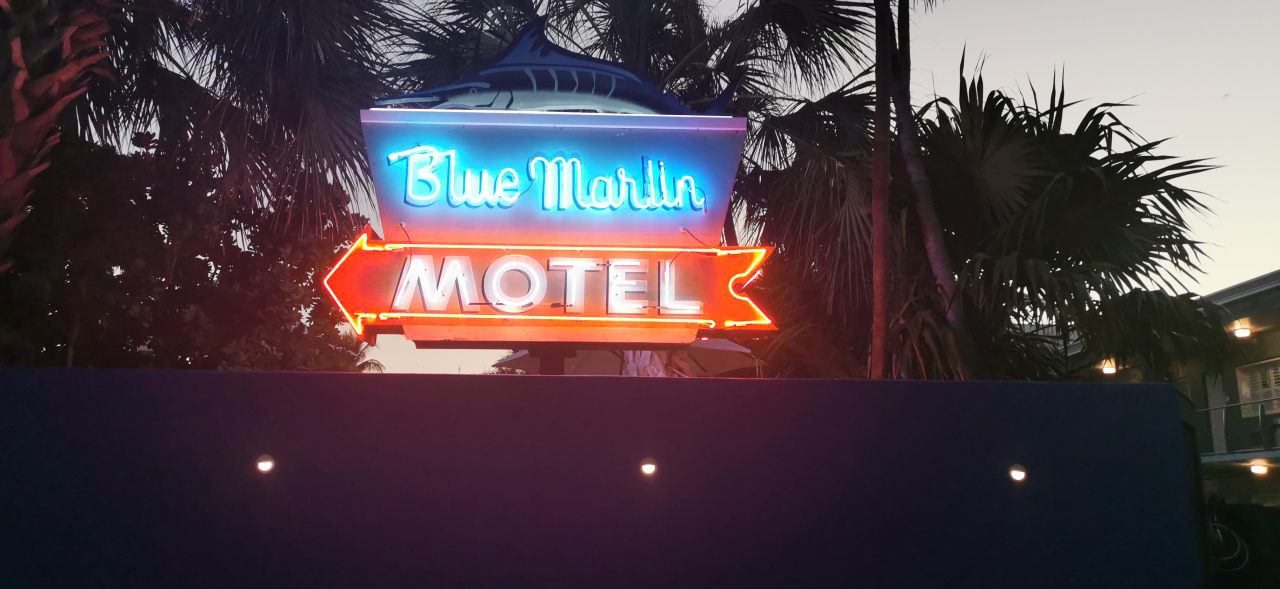 Außenansicht Motel Blue Marlin