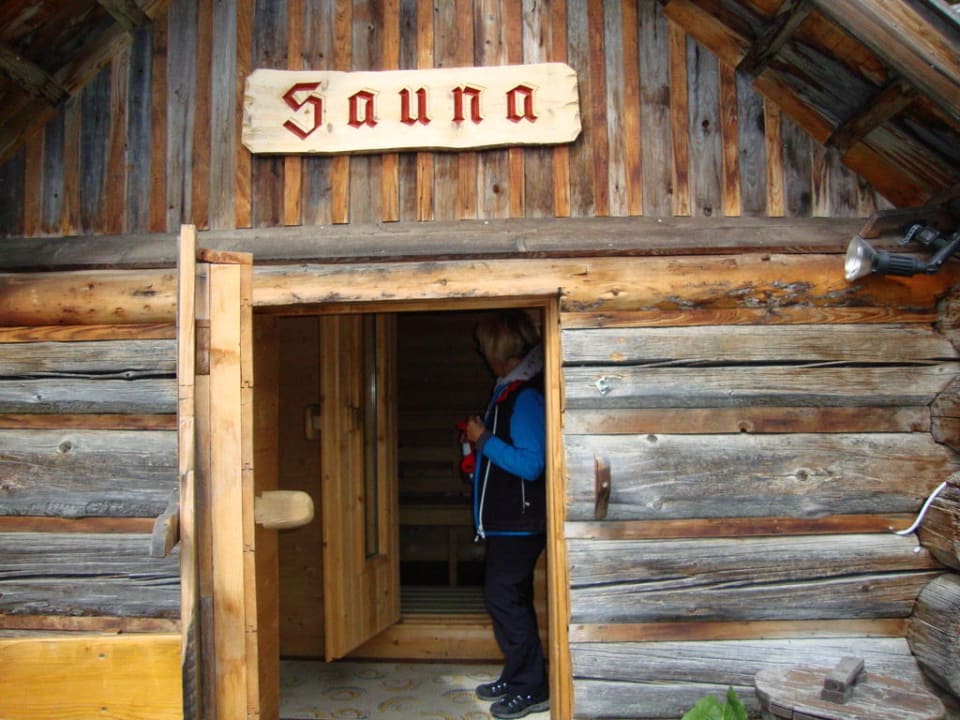 Sauna für alle in der Anlage MarktlAlm Almhüttendorf Turracher Höhe