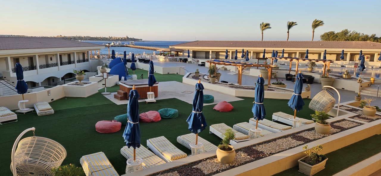 Ausblick Cleopatra Luxury Resort Makadi Bay