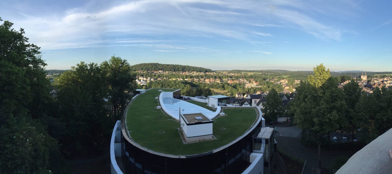 Ausblick von der Dachterrasse Hotel Schloss Montabaur