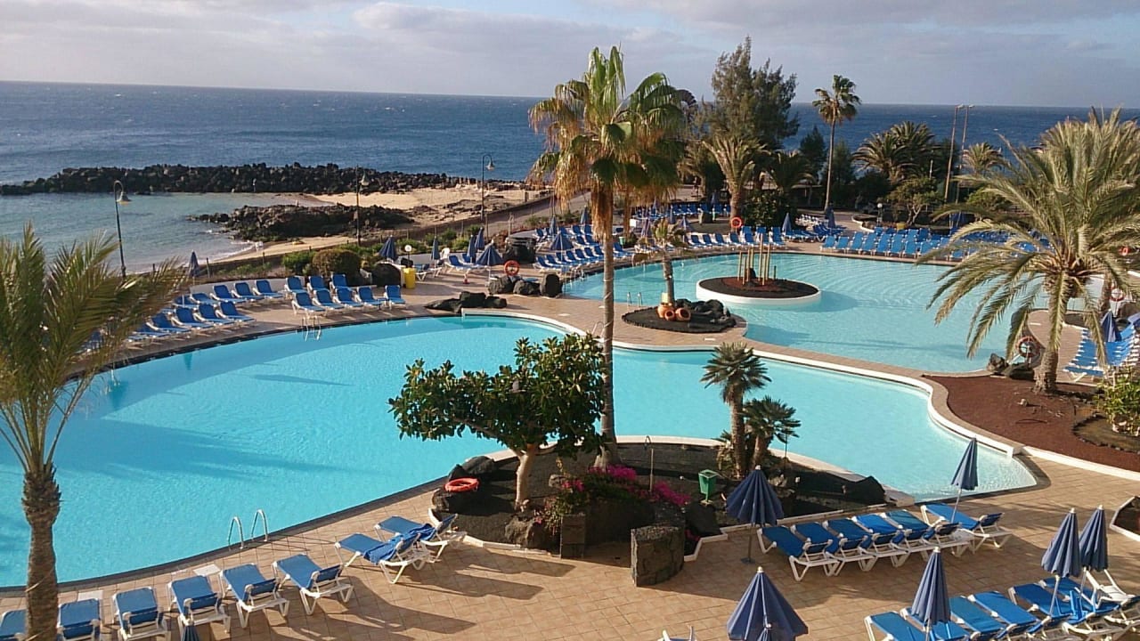 Ausblick vom Zimmer Hotel Grand Teguise Playa