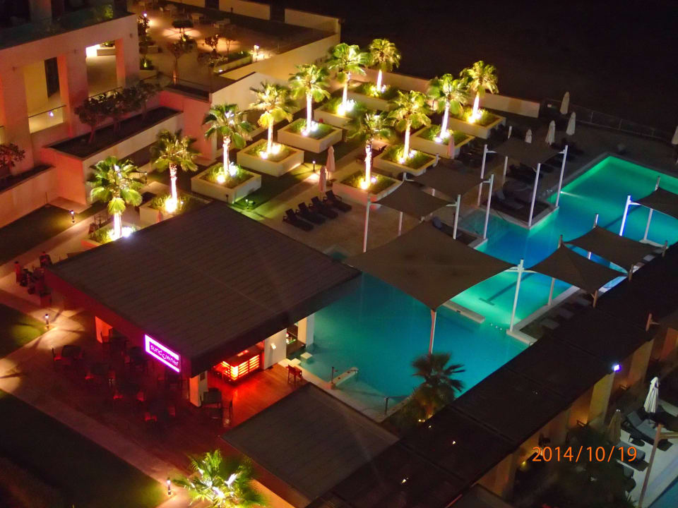 Blick vom Balkon Crowne Plaza Hotel Yas Island