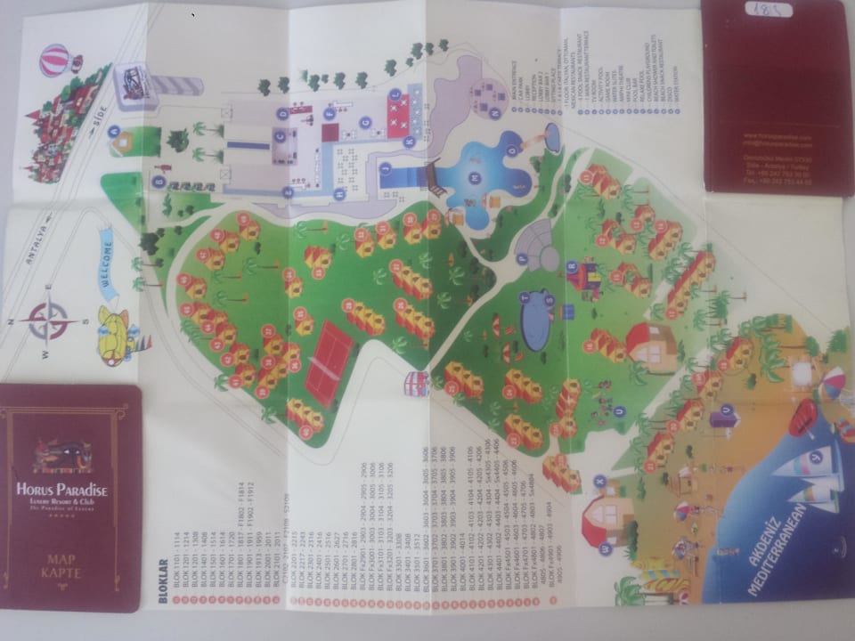 Lageplan Hotelanlage Horus Paradise Luxury Resort & Club
