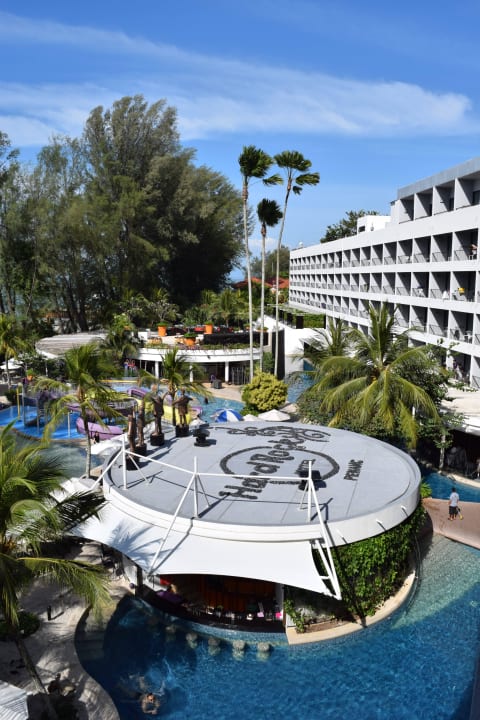 Ausblick vom Balkon Hard Rock Hotel Penang