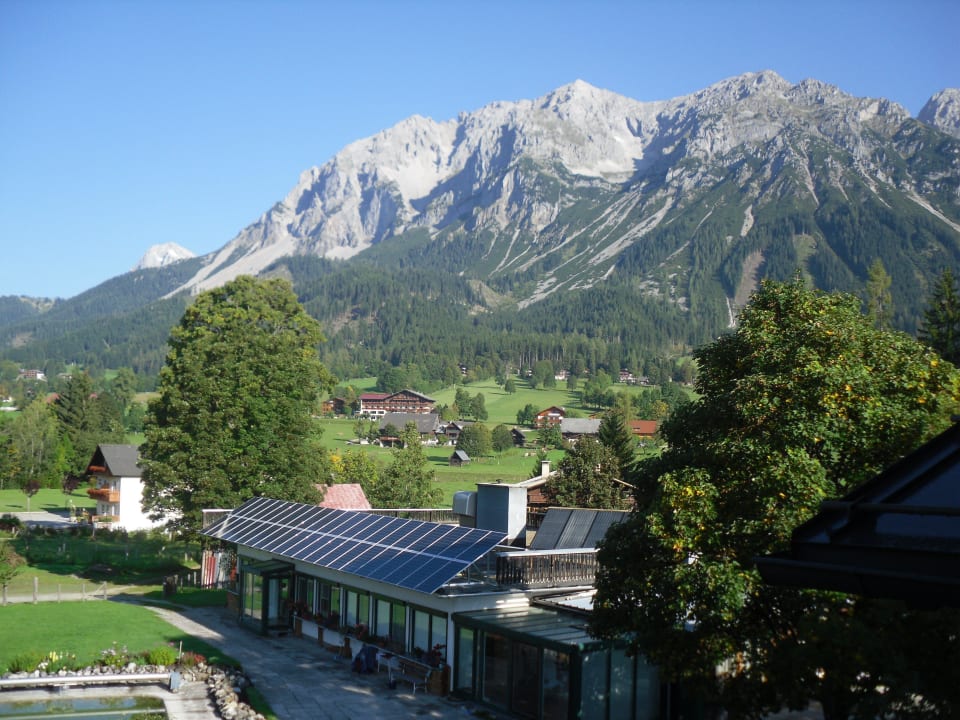 Balkonblick Pension Alpenbad