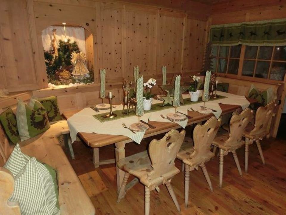 Gedeckter Tisch Ambiente Abendessen Hotel Feuriger Tatzlwurm