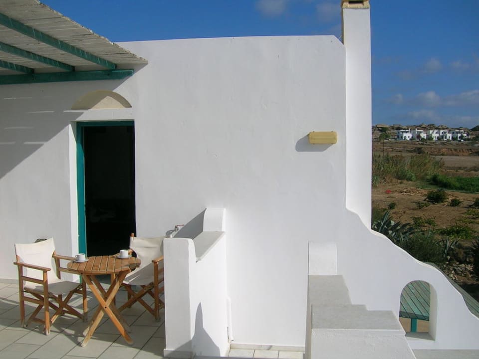 Dachterrasse vor dem Studioeingang Golden Silence Studios