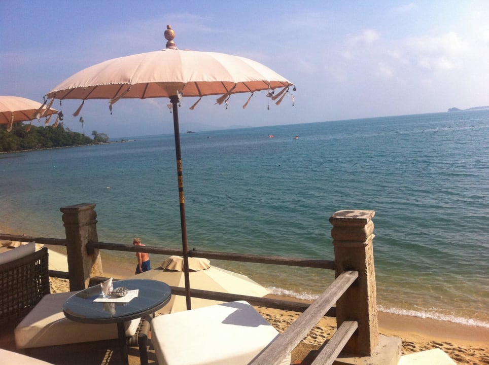 Sicht aus dem Restaurant Zazen Boutique Resort & Spa