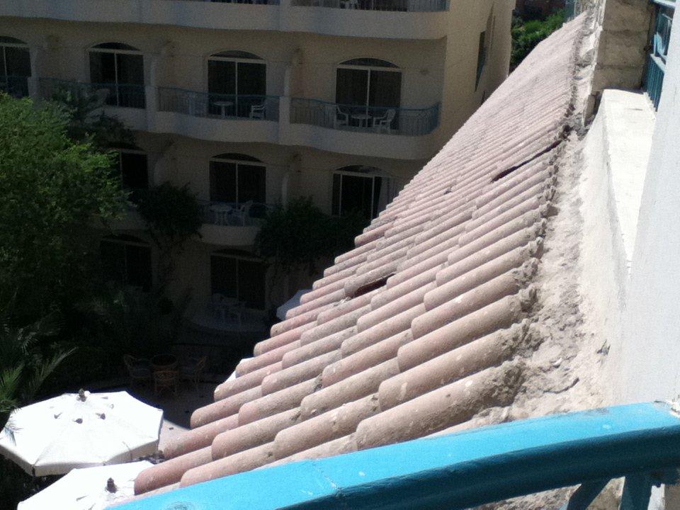 Ausblick aus dem 1. Zimmer Bella Vista Resort Hurghada