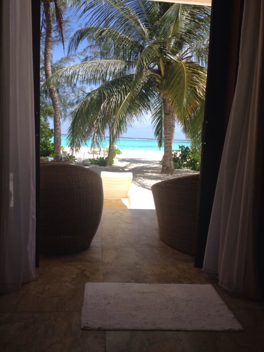 Traumhafter Blick aus dem Bett Summer Island Maldives