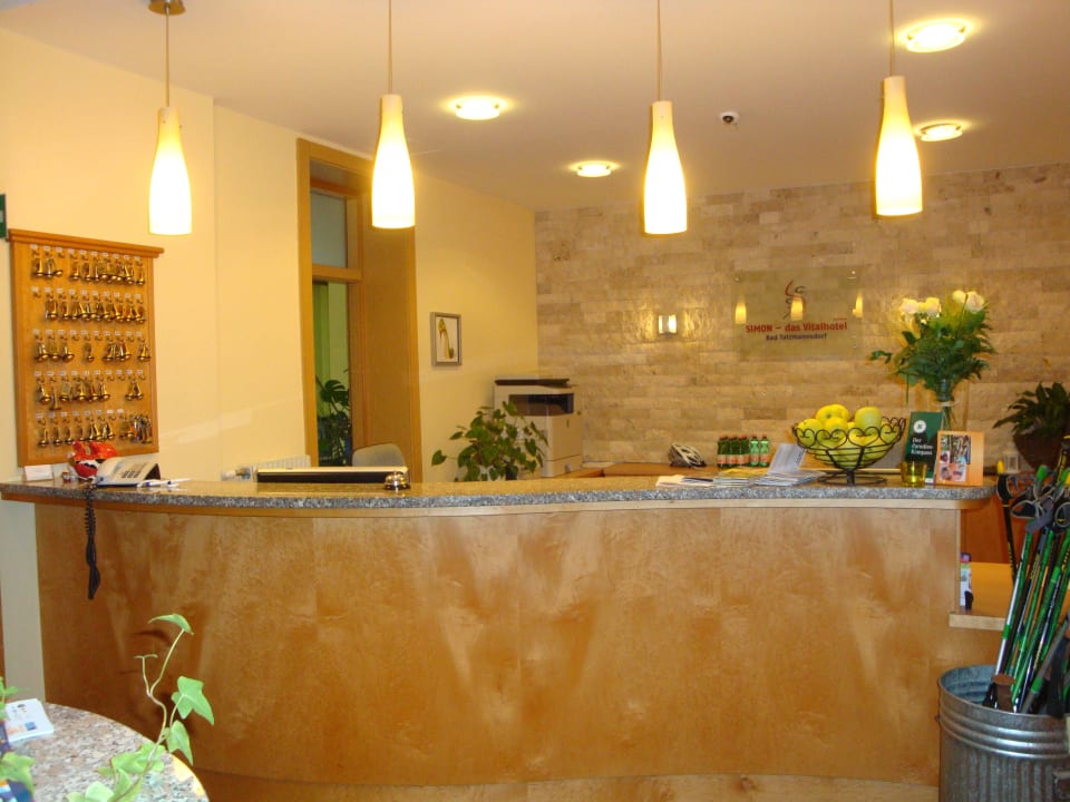 Rezeption SIMON - das Vitalhotel