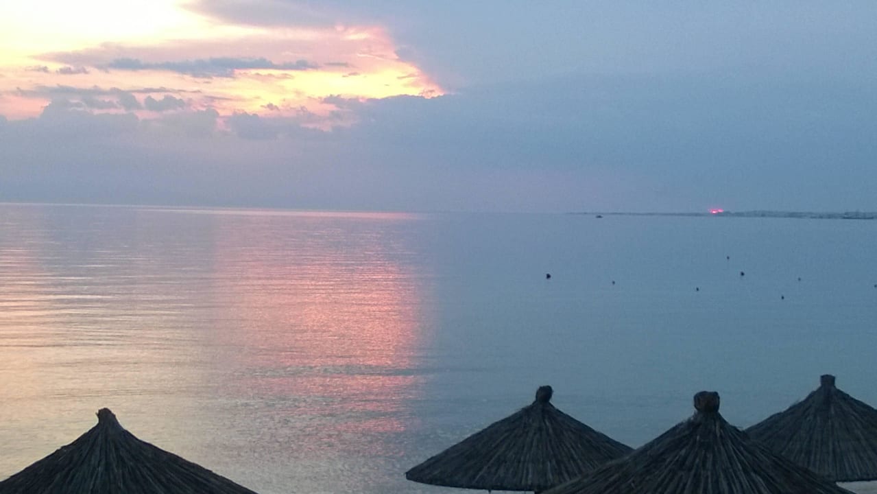 Sunset at Portes Hotel Portes Beach