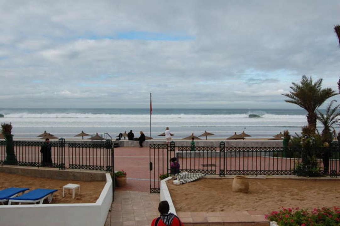 Blick auf das Meer Atlas Amadil Beach Hotel