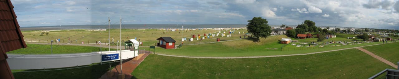 Meerblick vom Hotel aus Upstalsboom Hotel am Strand