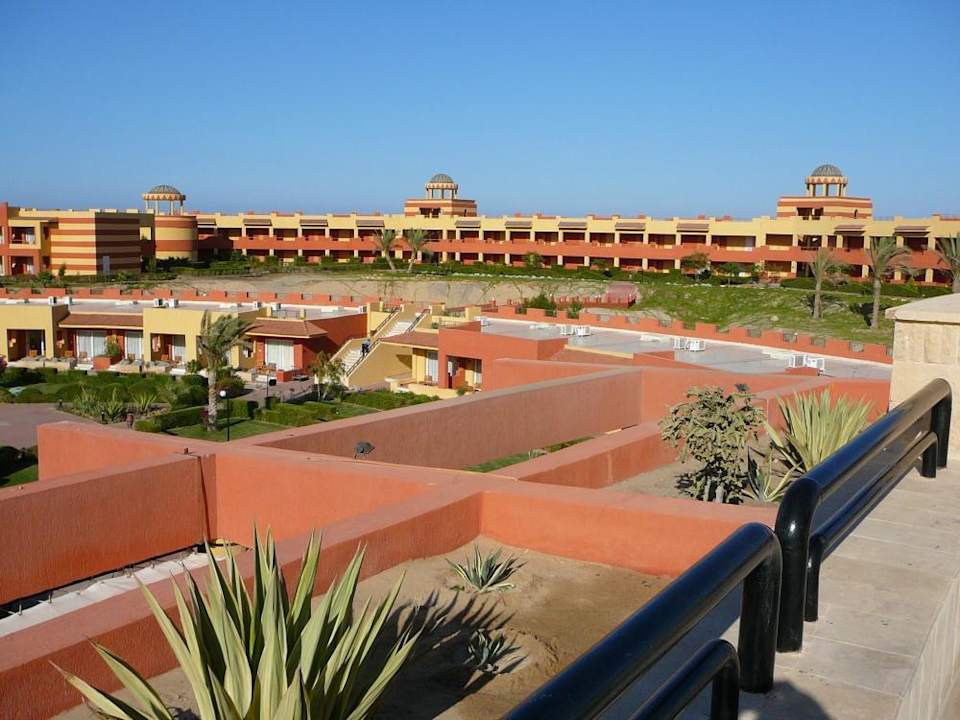 Aussicht von Lobbyterrasse Malikia Resort Abu Dabbab