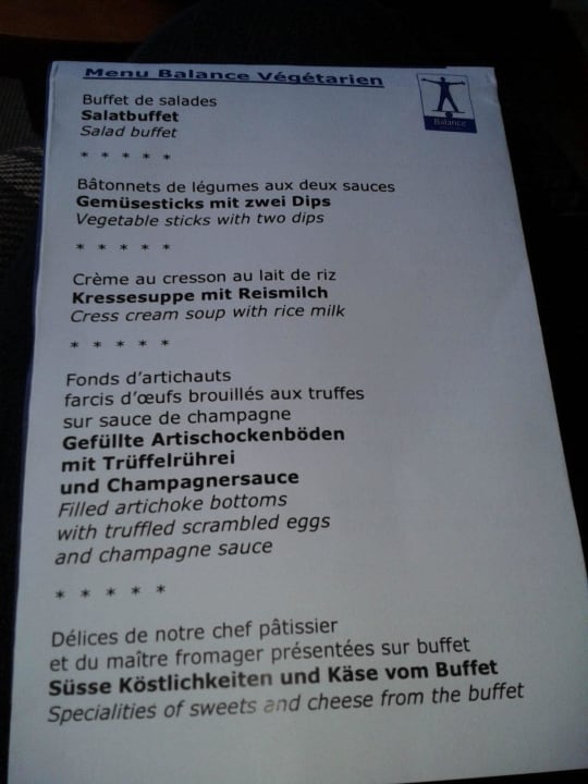 Menüauschnitt von 3  Beatus Wellness- & Spa-Hotel