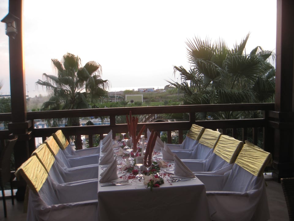 Unser Hochzeitstisch Seaden Sea World Resort & Spa