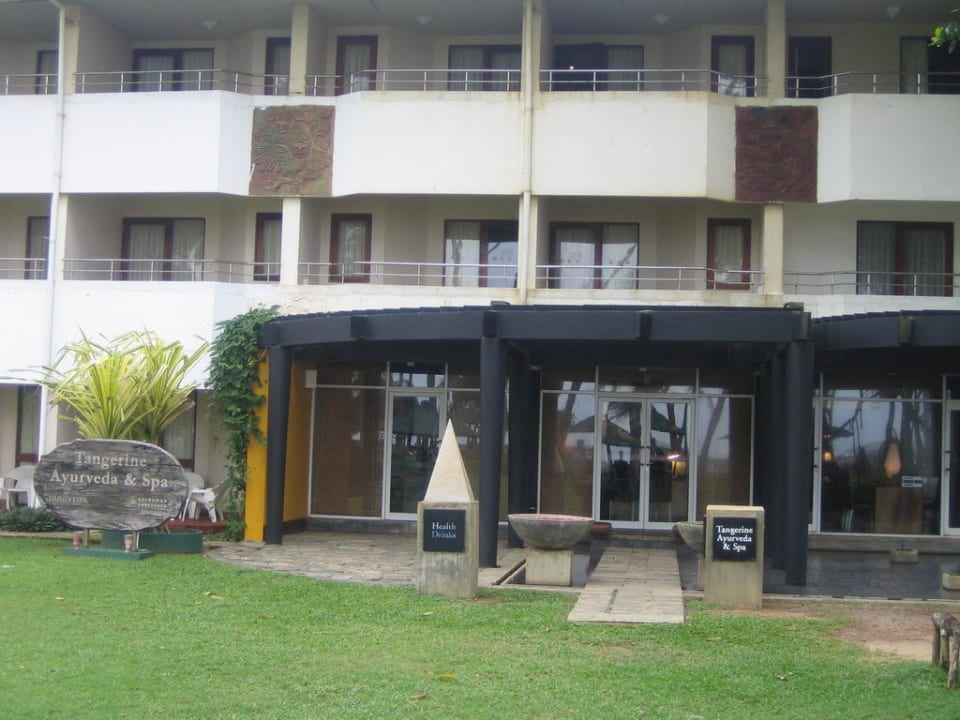 Eingang zum Spa-Bereich Tangerine Beach Hotel
