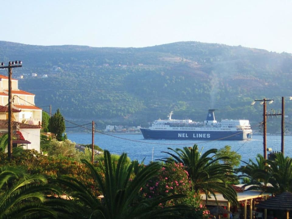 Ausblick von Zimmer 301 Samian Blue Seaside Hotel