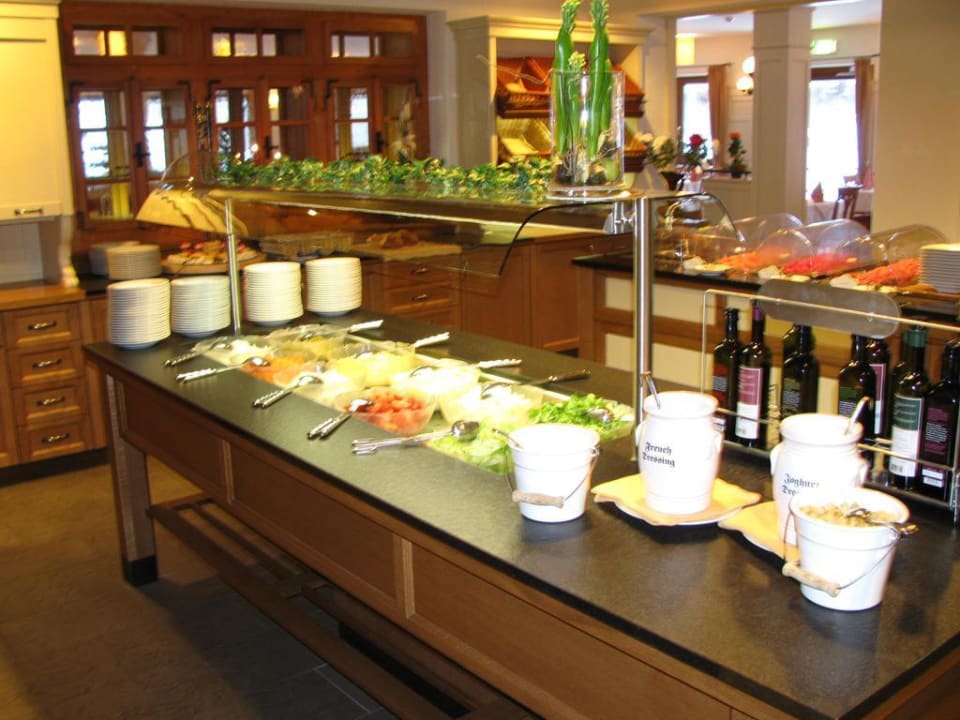 Büffet beim Fondueabend Alpengasthof Grüner