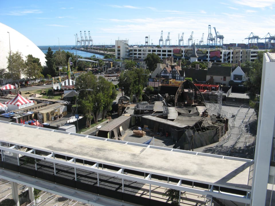 Ausblick auf den Veranstaltungsort "Dark Harbor" The Queen Mary