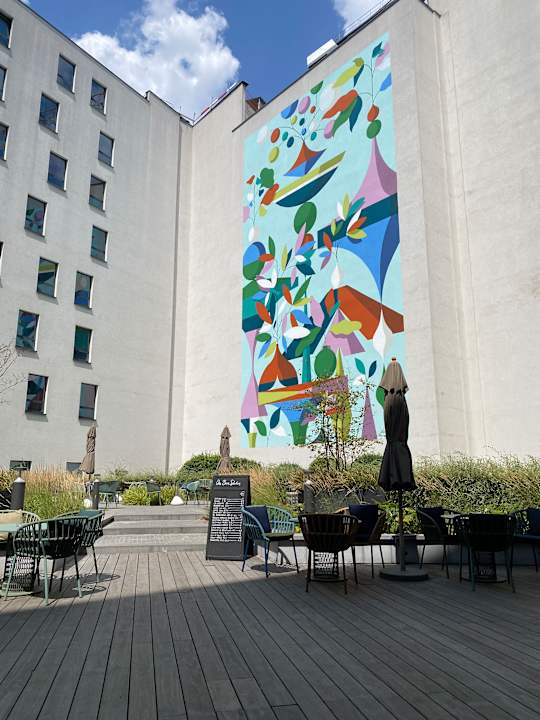 Gartenanlage Motel One Brussels
