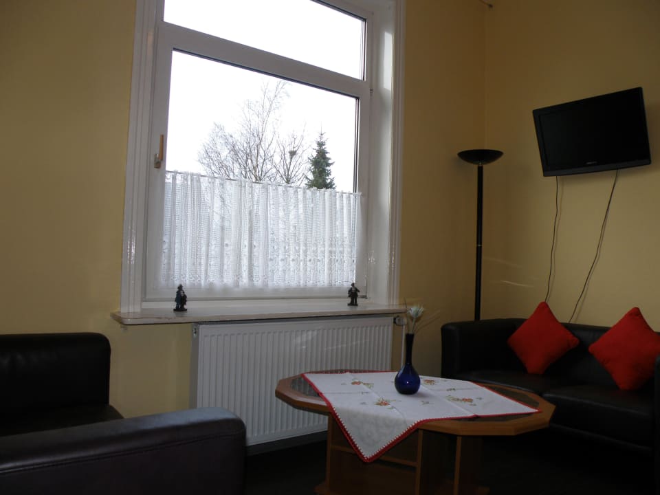 Backbord Appartement Wohnzimmer Nordlicht Ferienwohnung