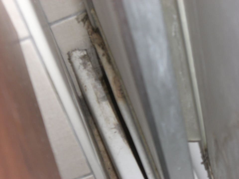 Ecke der Dusche Hotel Babaylon