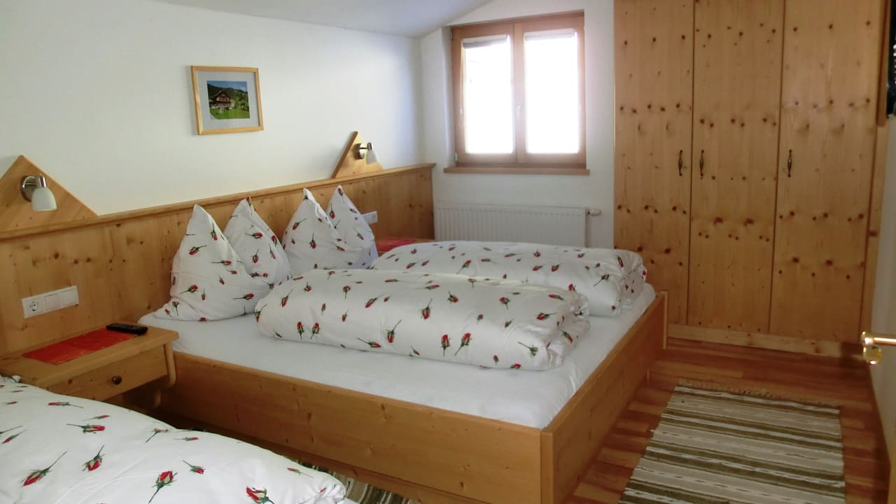 Schlafzimmer Ferienwohnung Penkkopf Bauernhof Paußhof