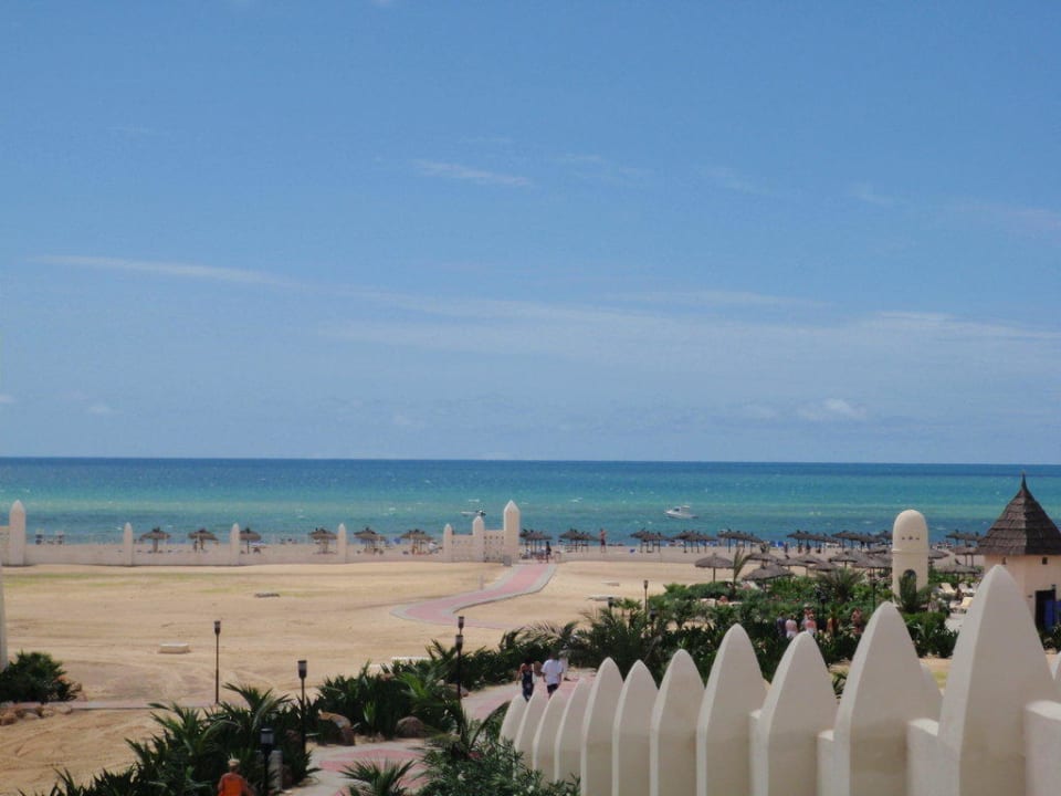 Aussicht auf das Meer Hotel Riu Karamboa