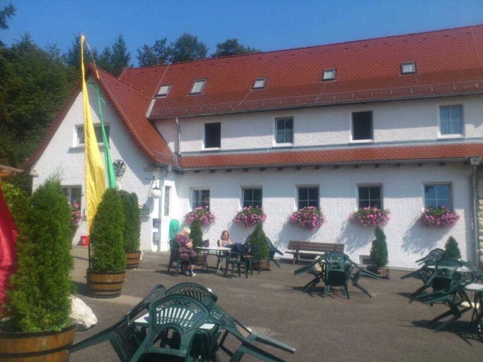 Die Unterkunft mit Terrasse Gasthof Naturfreundehaus Am Hahnenschnabel