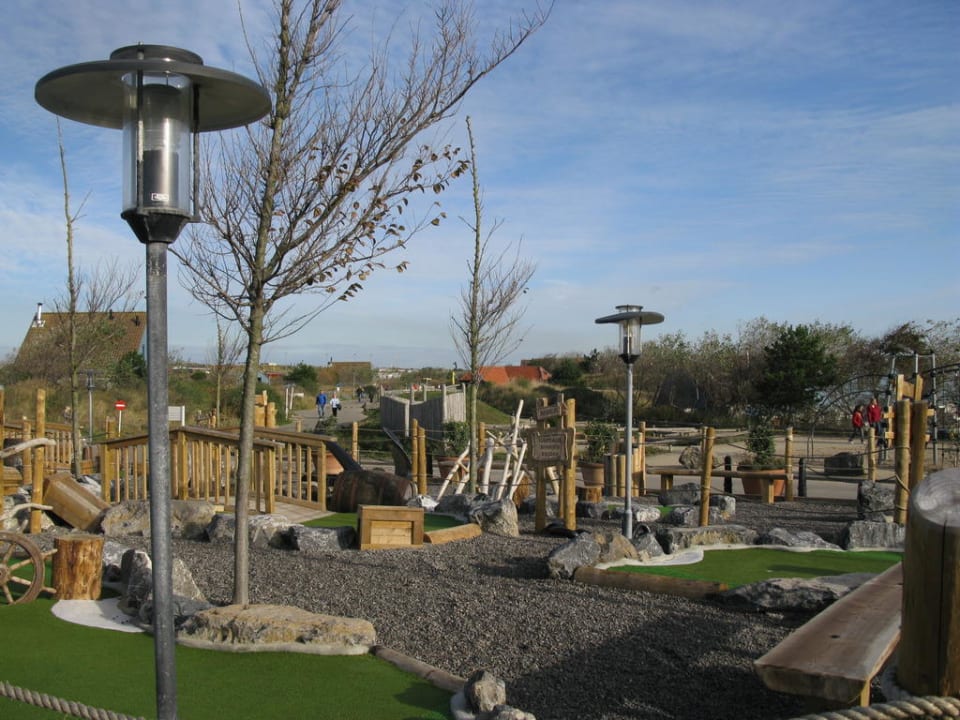 Die Minigolf-Anlage, etwas teuer Center Parcs Park Zandvoort
